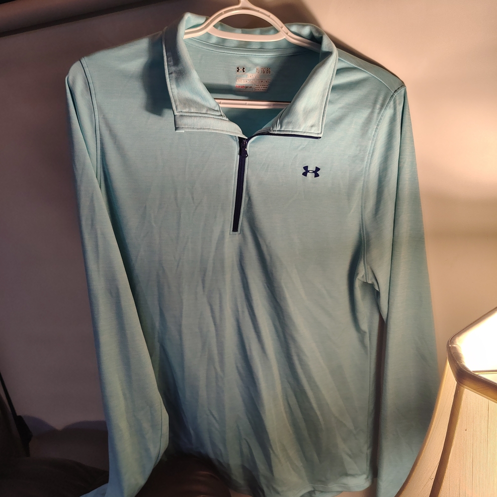 Under Armour Light Blue Long Sleeve Shirt